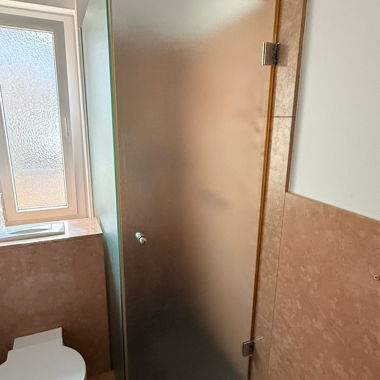 Frosted Glass Shower Enclosure