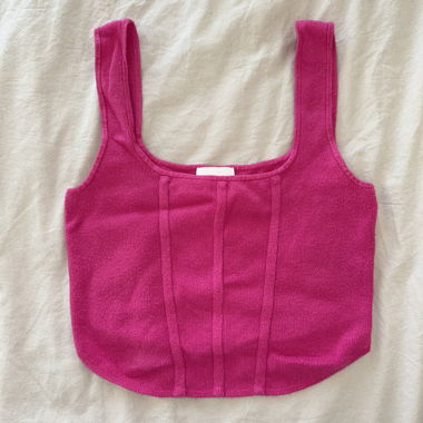 Crop top rose H&M 