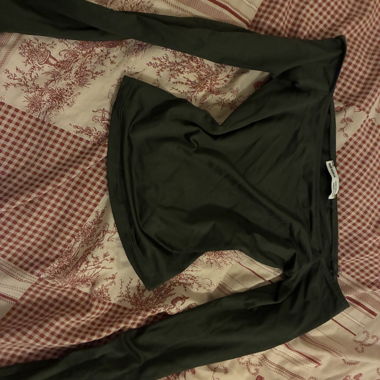 Kaki crop top