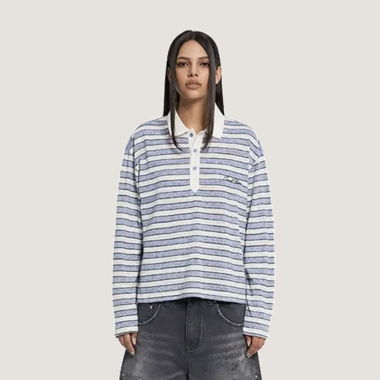 Trendt Vision - Striped Polo Longsleeve