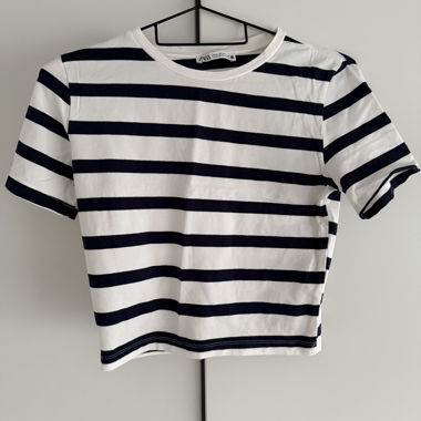 Crop top marinière 