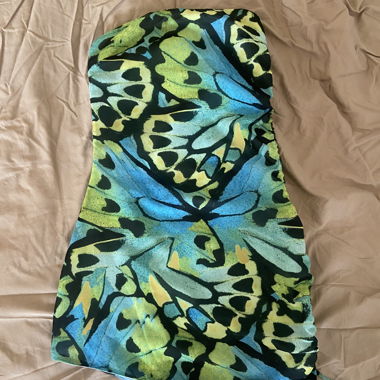 Meshki robe courte imprimée