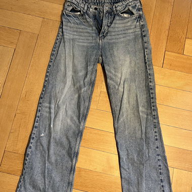 Jeans taille haute larges