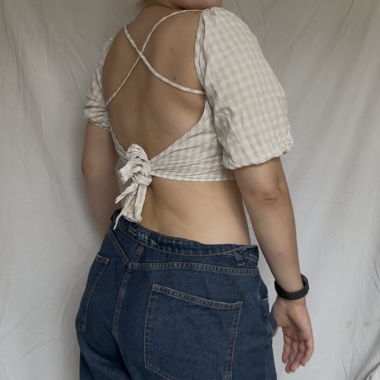 Top/blouse Gingham/Vichy