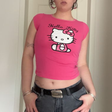 Top corto vintage Hello Kitty Sanrio