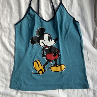 blaues sporttop