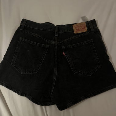 Levi's High Waisted Mom Shorts
