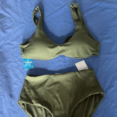 Tezenis Bikini Top & Hose Olivgrün g. S