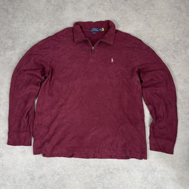 Ralph Lauren Quarter-Zip Pullover - Size: L 
