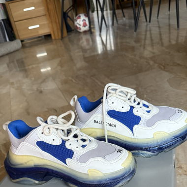 Balenciaga Triple S White/Blue
