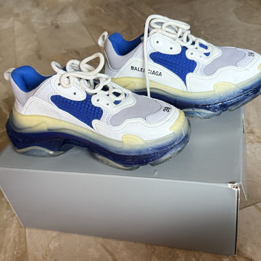 Balenciaga Triple S White/Blue