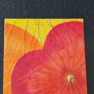 Tableau feuilles de lotus 