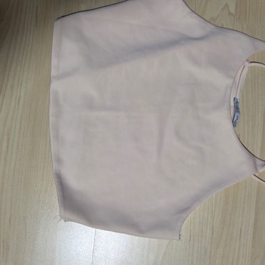 Crop top rosa ZARA con spalline