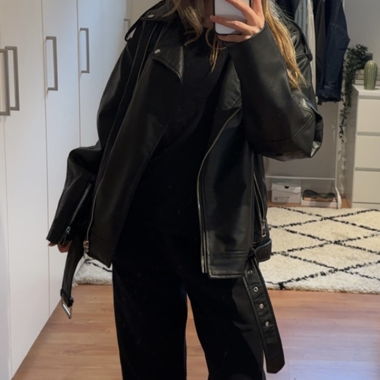 Kunstleder Jacke