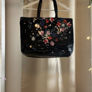 Ted Baker London Floral Tote Bag – Black