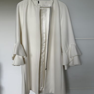 Blazer cappotto color crema