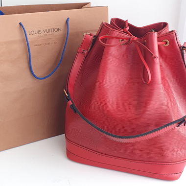 Pochon Epi Louis Vuitton rouge