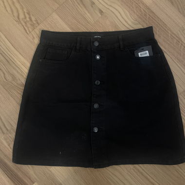 Black denim skirt Vero Moda