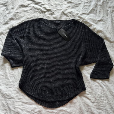 Black Glitter Sweater M/L