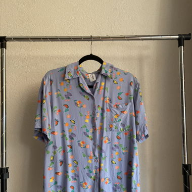 Fruit button-up shirt