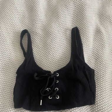 Crop top with bow
