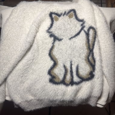 Maglione accogliente con gatti