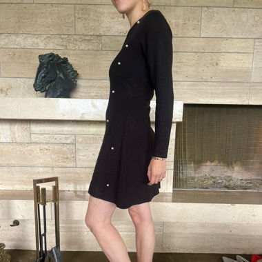 Black flowy dress