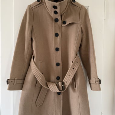 Burberry Trenchmantel beige Wolle 100%