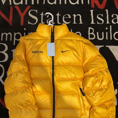 Nike Nocta puffer jacket yellow