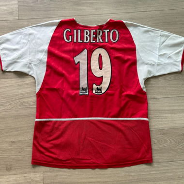 2002-04 Arsenal Home Shirt Gilberto #19