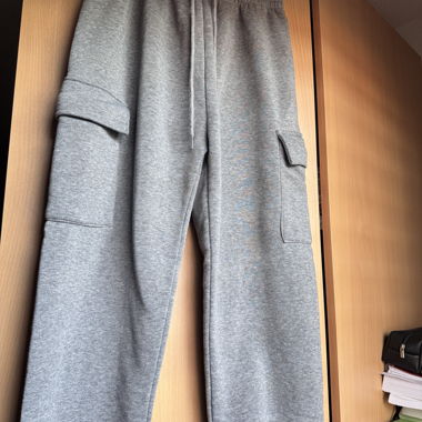 Pantaloni da jogging cargo grigi