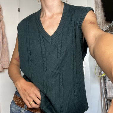 Gilet vert forêt