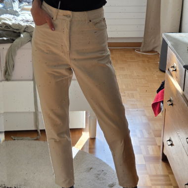 Jeans Mom blancs de Topshop