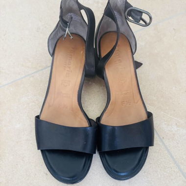 Black Strap Sandals