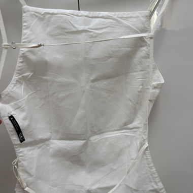 Top in gebrochenem Weiss - Grösse S