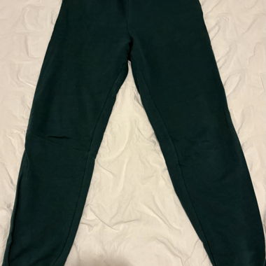 Dunkelgrüne Jogger-Hose
