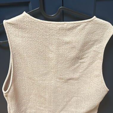 Beiges Crop-Top Zara