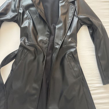 Leder Mantel