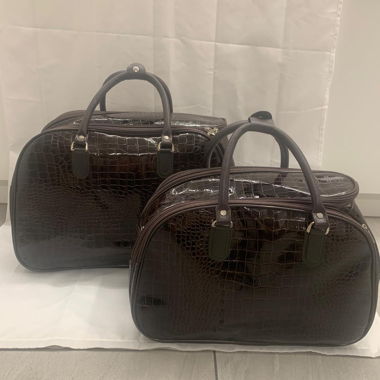 Sac de voyage à motif crocodile