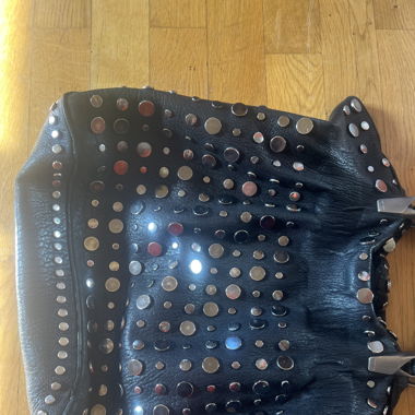 Sac Kenzo noir clouté Vintage 
