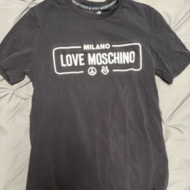 T-shirt Love Moschino nero taglia XS