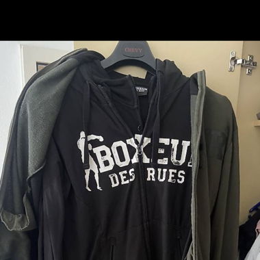 Boxeur des rues zipper