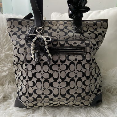 Borsa tote Coach con monogramma
