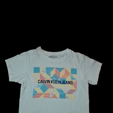 White T-shirt Calvin Klein