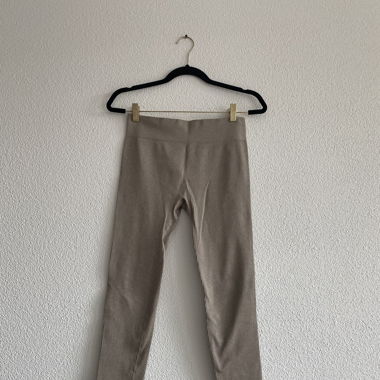 H&M gerippte Leggins beige Gr. M