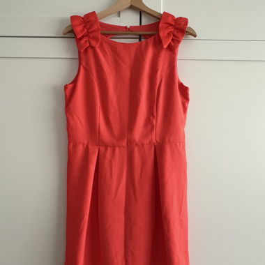 Robe cocktail NAF NAF oranges