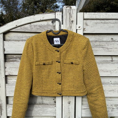 Blazer jaune et noir - Zara - L