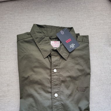 Camicia Levi's uomo kaki slim taglia M