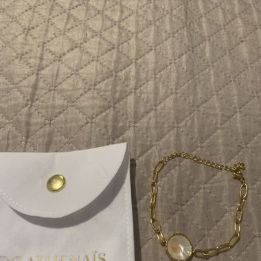 Bracciale placcato oro 18k e acciaio inossidabile 
