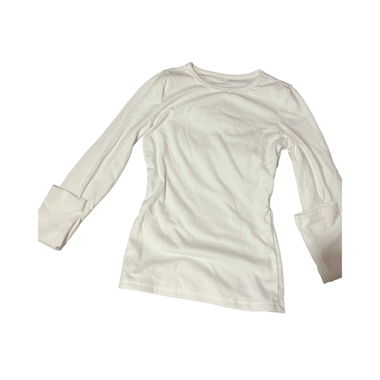 WHITE LONG SLEEVE SHIRT/WOMEN S